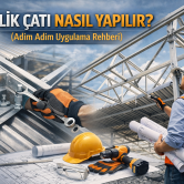 Çelik çatı inşaatı süreci Çelik Çatı Nasıl Yapılır? Fiyat ve Uygulama Rehberi | Ankara