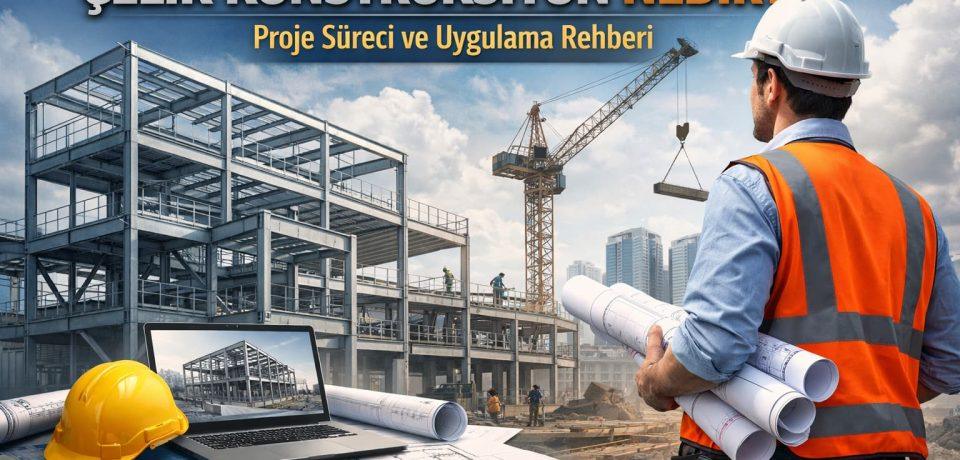 Çelik konstrüksiyon nedir? Nasıl yapılır? Proje süreci, maliyet ve avantajlar. Ankara çelik konstrüksiyon hizmeti.